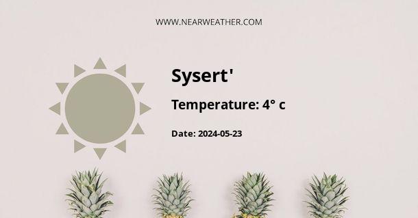 Weather in Sysert'
