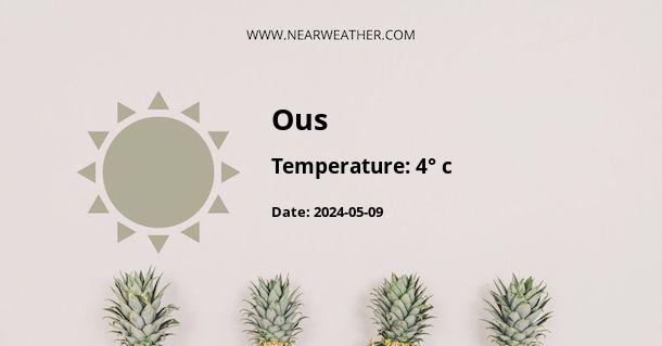 Weather in Ous