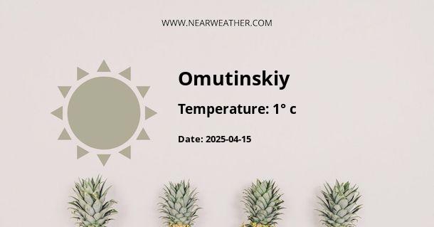 Weather in Omutinskiy