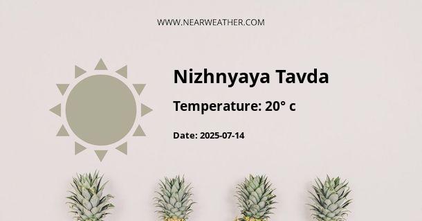 Weather in Nizhnyaya Tavda