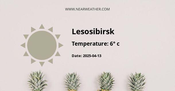 Weather in Lesosibirsk