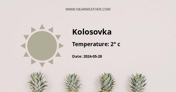 Weather in Kolosovka
