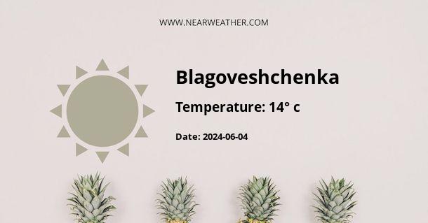 Weather in Blagoveshchenka
