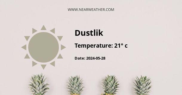 Weather in Dustlik