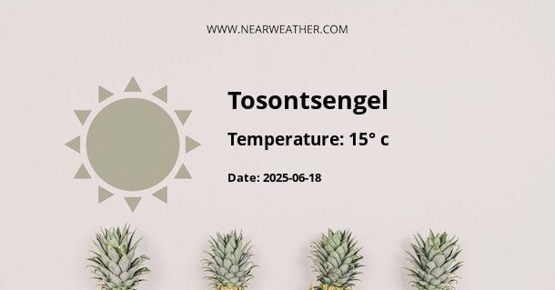 Weather in Tosontsengel