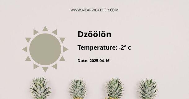 Weather in Dzöölön