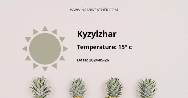 Weather in Kyzylzhar