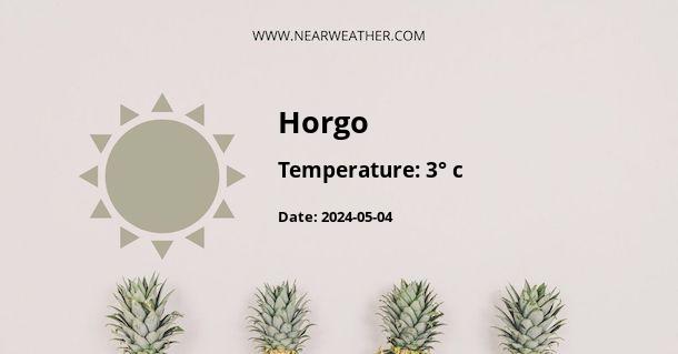 Weather in Horgo