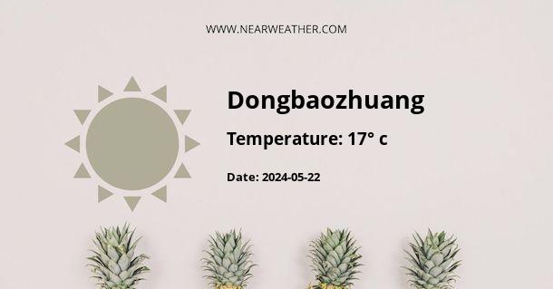 Weather in Dongbaozhuang