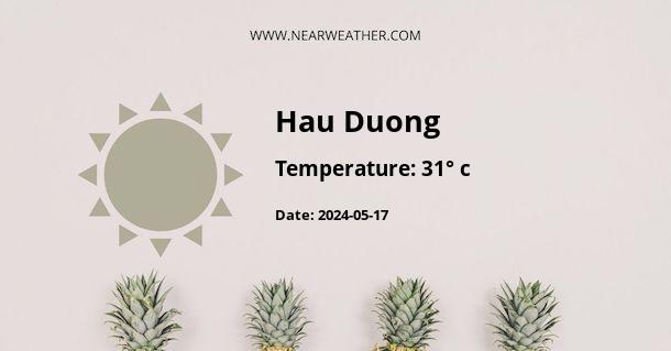 Weather in Hau Duong
