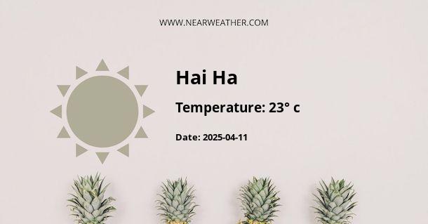 Weather in Hai Ha