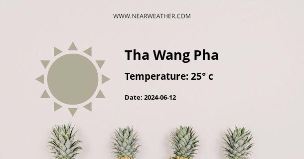 Weather in Tha Wang Pha