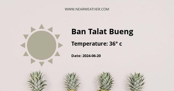 Weather in Ban Talat Bueng