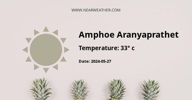 Weather in Amphoe Aranyaprathet