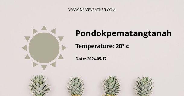 Weather in Pondokpematangtanah