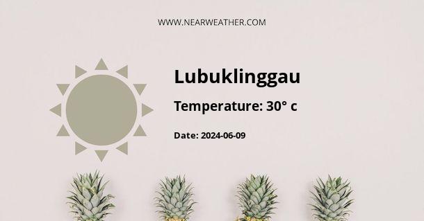 Weather in Lubuklinggau