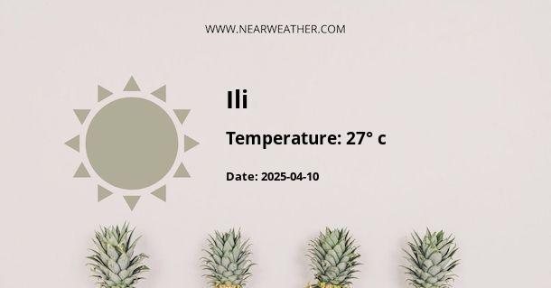 Weather in Ili