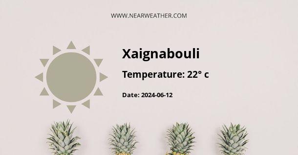 Weather in Xaignabouli