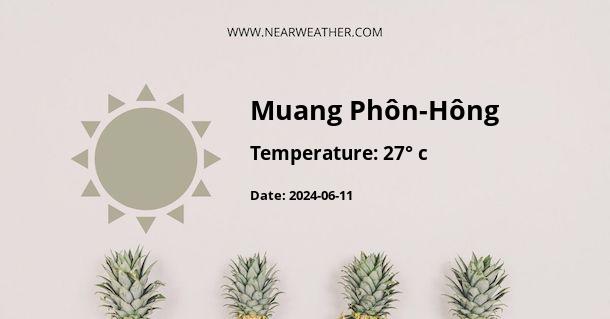 Weather in Muang Phôn-Hông