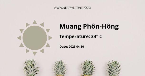 Weather in Muang Phôn-Hông