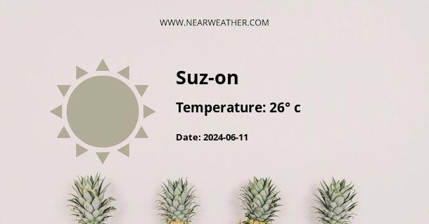 Weather in Suz-on