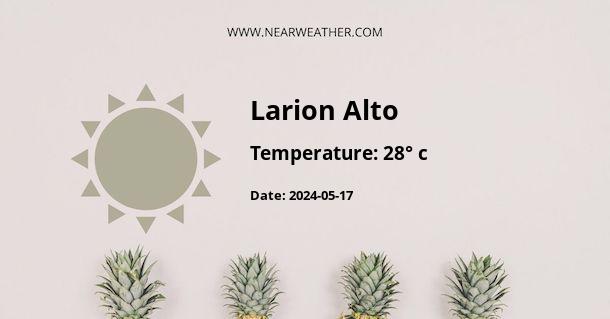 Weather in Larion Alto