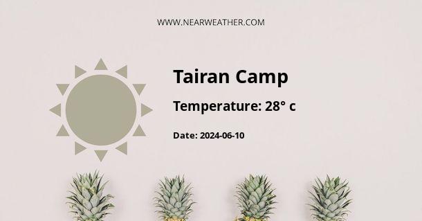 Weather in Tairan Camp