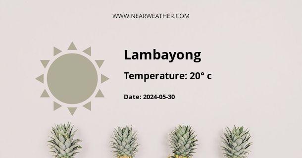 Weather in Lambayong