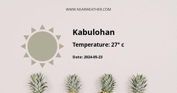 Weather in Kabulohan