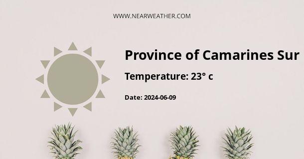 Weather in Province of Camarines Sur