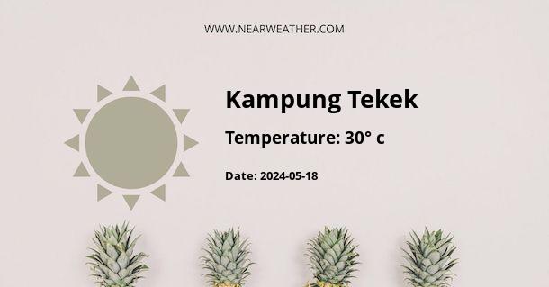 Weather in Kampung Tekek