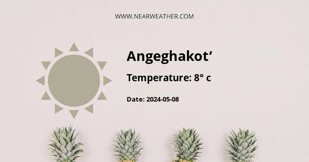 Weather in Angeghakot’