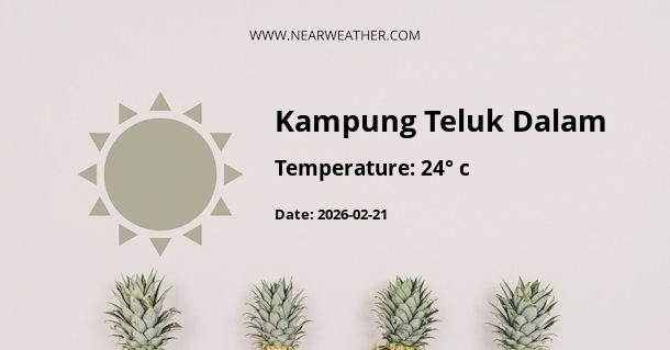 Weather in Kampung Teluk Dalam