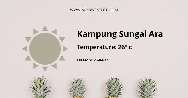 Weather in Kampung Sungai Ara