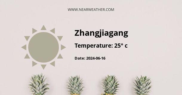 Weather in Zhangjiagang