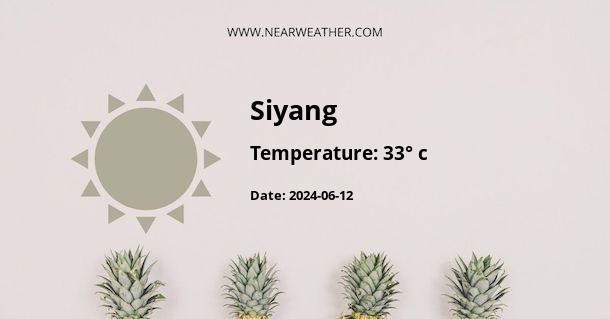 Weather in Siyang