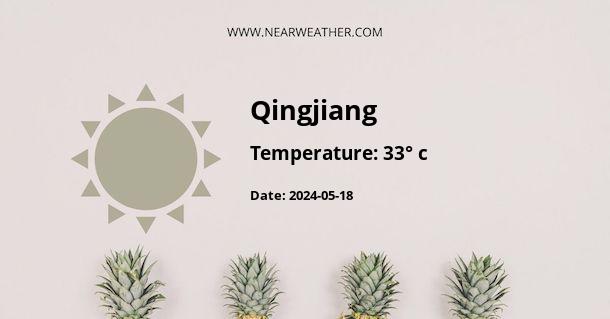 Weather in Qingjiang