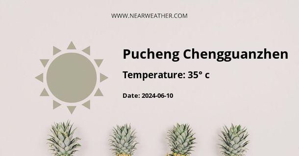 Weather in Pucheng Chengguanzhen