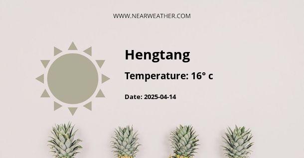 Weather in Hengtang