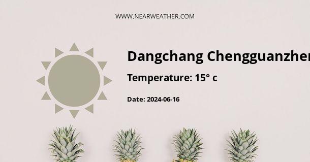 Weather in Dangchang Chengguanzhen