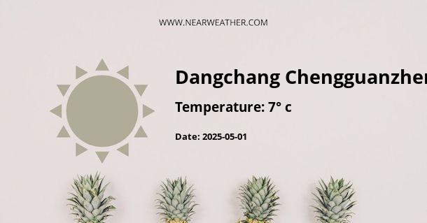 Weather in Dangchang Chengguanzhen