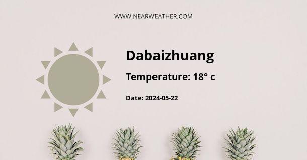 Weather in Dabaizhuang