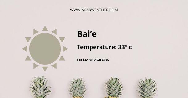 Weather in Bai’e