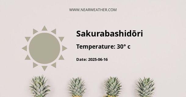 Weather in Sakurabashidōri