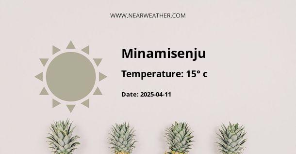 Weather in Minamisenju