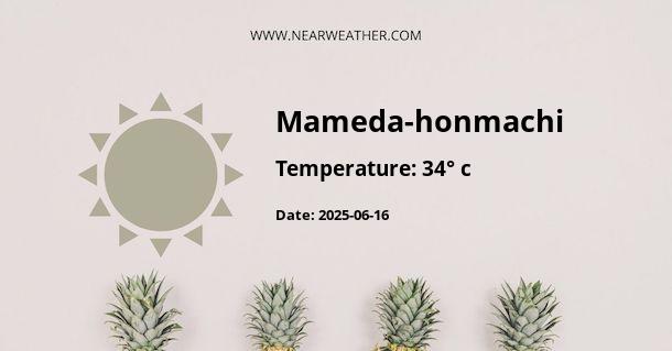 Weather in Mameda-honmachi