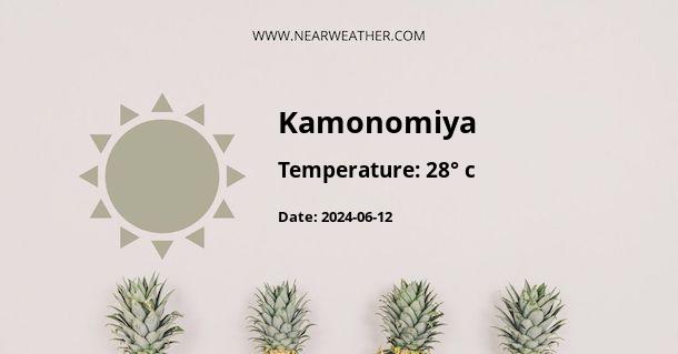 Weather in Kamonomiya