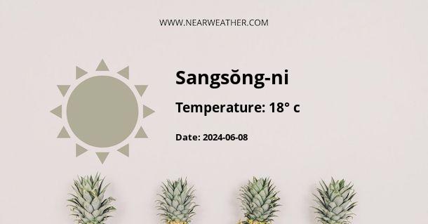 Weather in Sangsŏng-ni