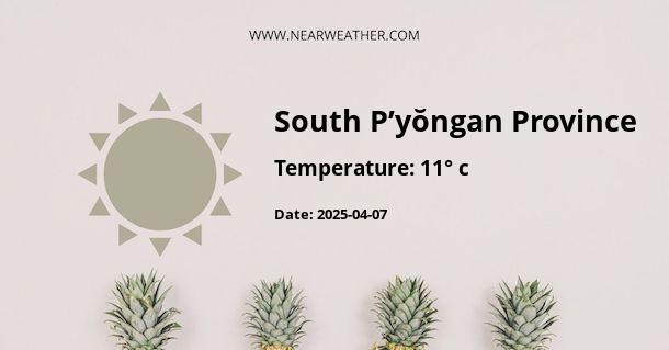 Weather in South P’yŏngan Province