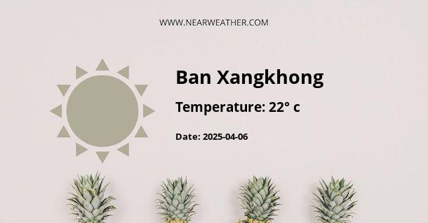 Weather in Ban Xangkhong